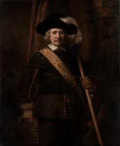 Le Porte-étendard (probablement Floris Soop, 1604-1657), Rembrandt van Rijn, 1654, The Metropolitan Museum of Art, New York