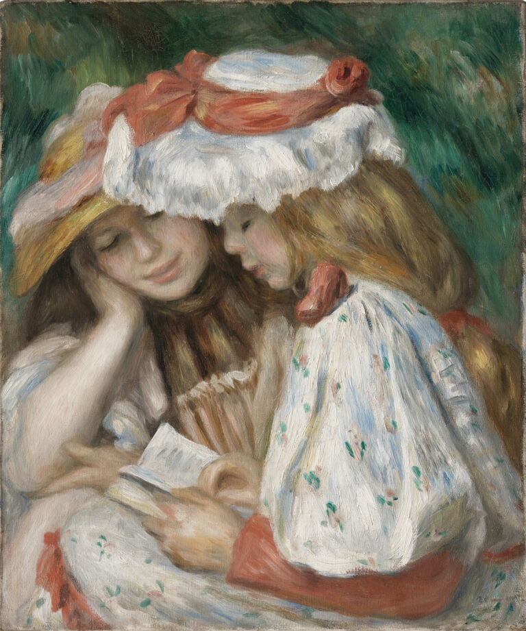 Two Girls Reading, Pierre-Auguste Renoir, circa 1890-1891, Los Angeles County Museum of Art (LACMA)