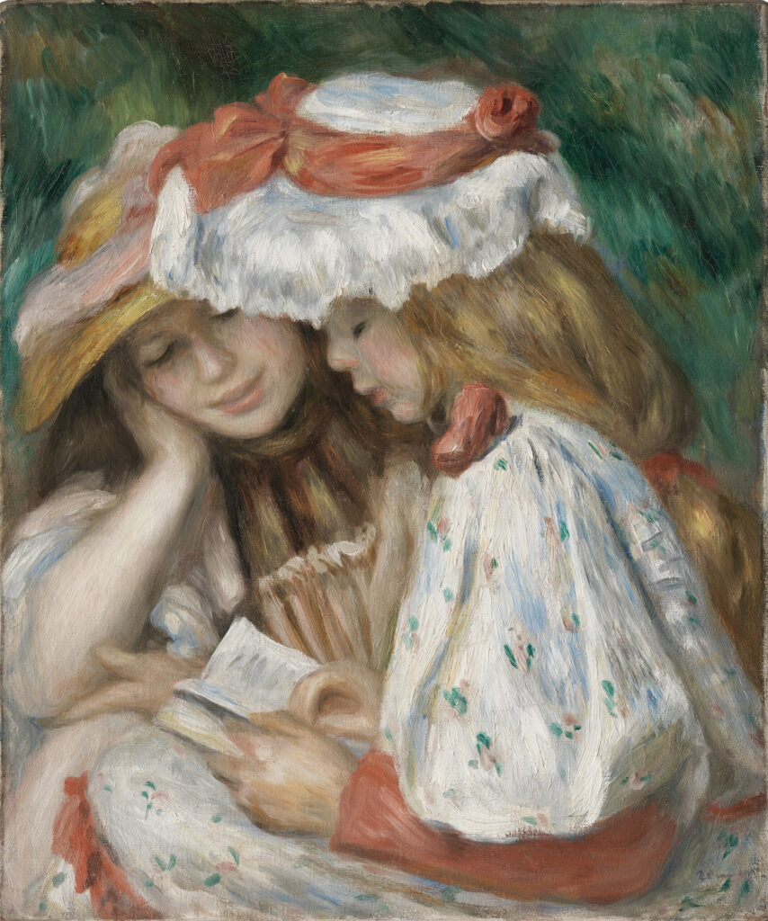 Deux jeunes filles lisant, Pierre-Auguste Renoir, vers 1890-1891, Los Angeles County Museum of Art (LACMA)
