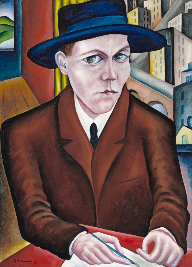 Oskar Maria Graf, Georg Schrimpf, 1918, Städtische Galerie im Lenbachhaus und Kunstbau Munich