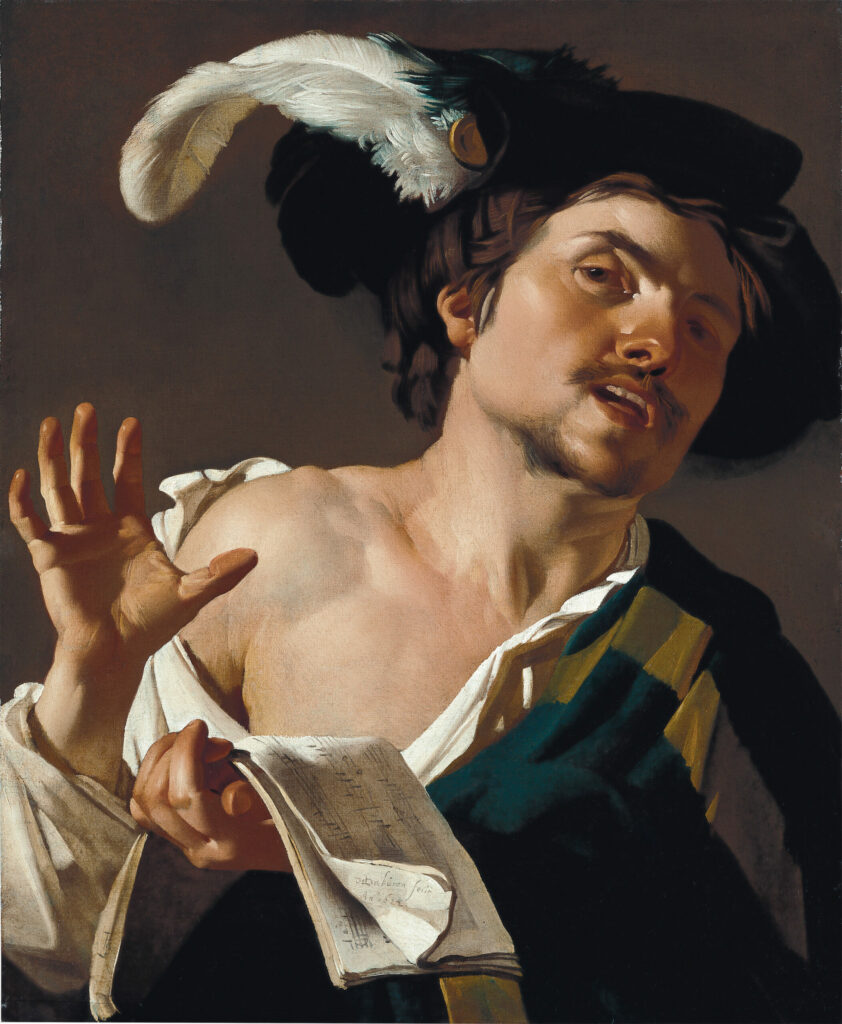 Young Man Singing, Dirck van Baburen, 1622, Städel Museum, Frankfurt am Main