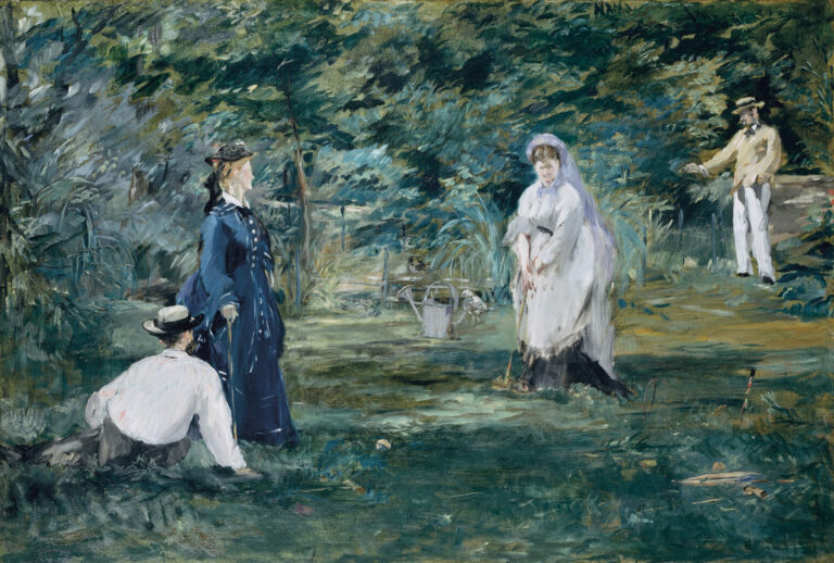 Une partie de croquet, Édouard Manet, 1873, Städel Museum, Francfort-sur-le-Main