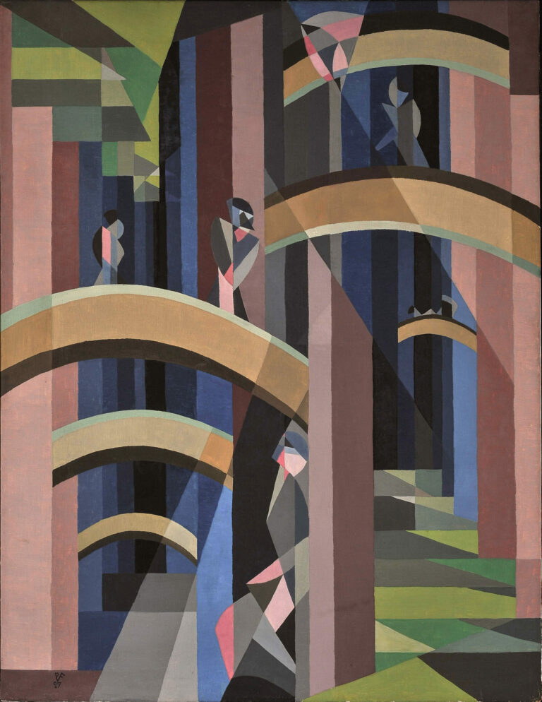 Bridge Motif (Brückenmotiv), Paul Fuhrmann, 1927-1928, Neue Nationalgalerie, Staatliche Museen zu Berlin