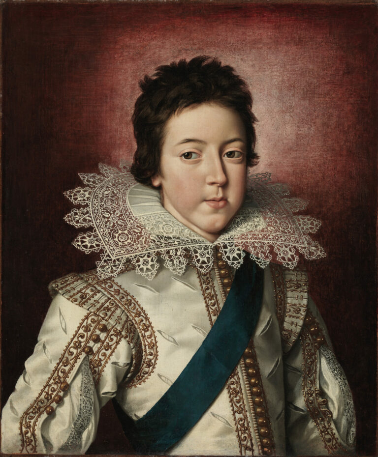 Portrait de Louis XIII, roi de France, enfant, Frans Pourbus II, vers 1616, Los Angeles County Museum of Art (LACMA)