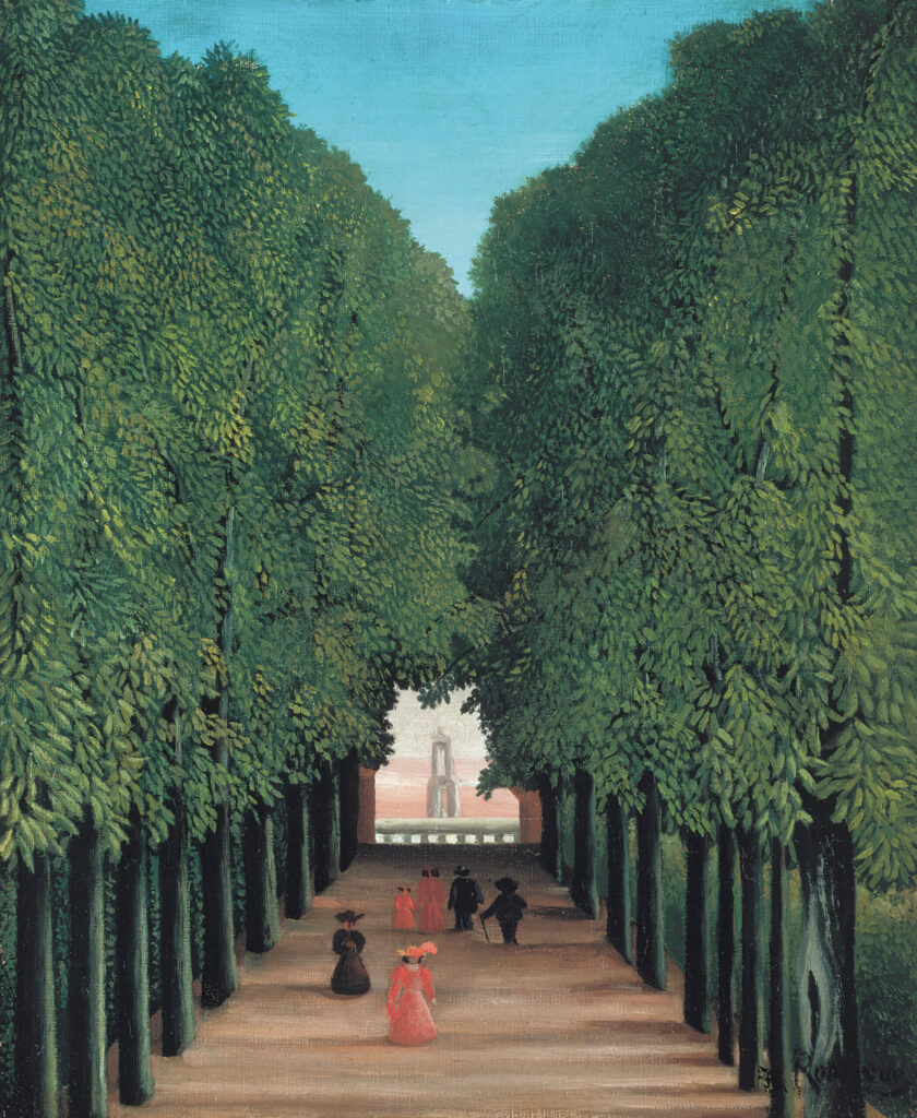 The Avenue in Saint-Cloud Park, Henri Rousseau, c. 1908, Städel Museum, Frankfurt am Main