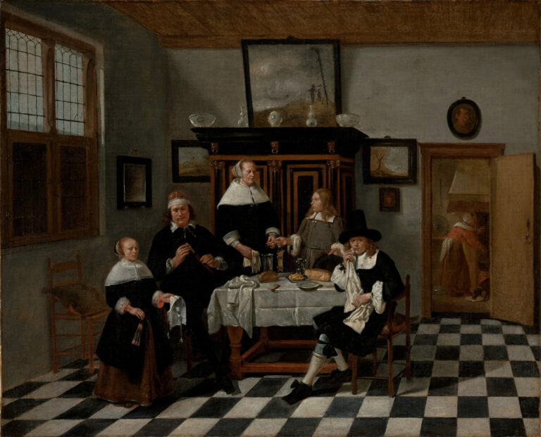 Family Group in an Interior, Quiringh Gerritsz. van Brekelenkam, c. 1658–1660, The J. Paul Getty Museum, Los Angeles