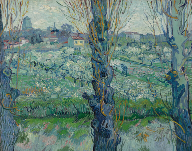 Vue d'Arles, Vincent van Gogh, 1889, Neue Pinakothek, Munich, Bayerische Staatsgemäldesammlungen