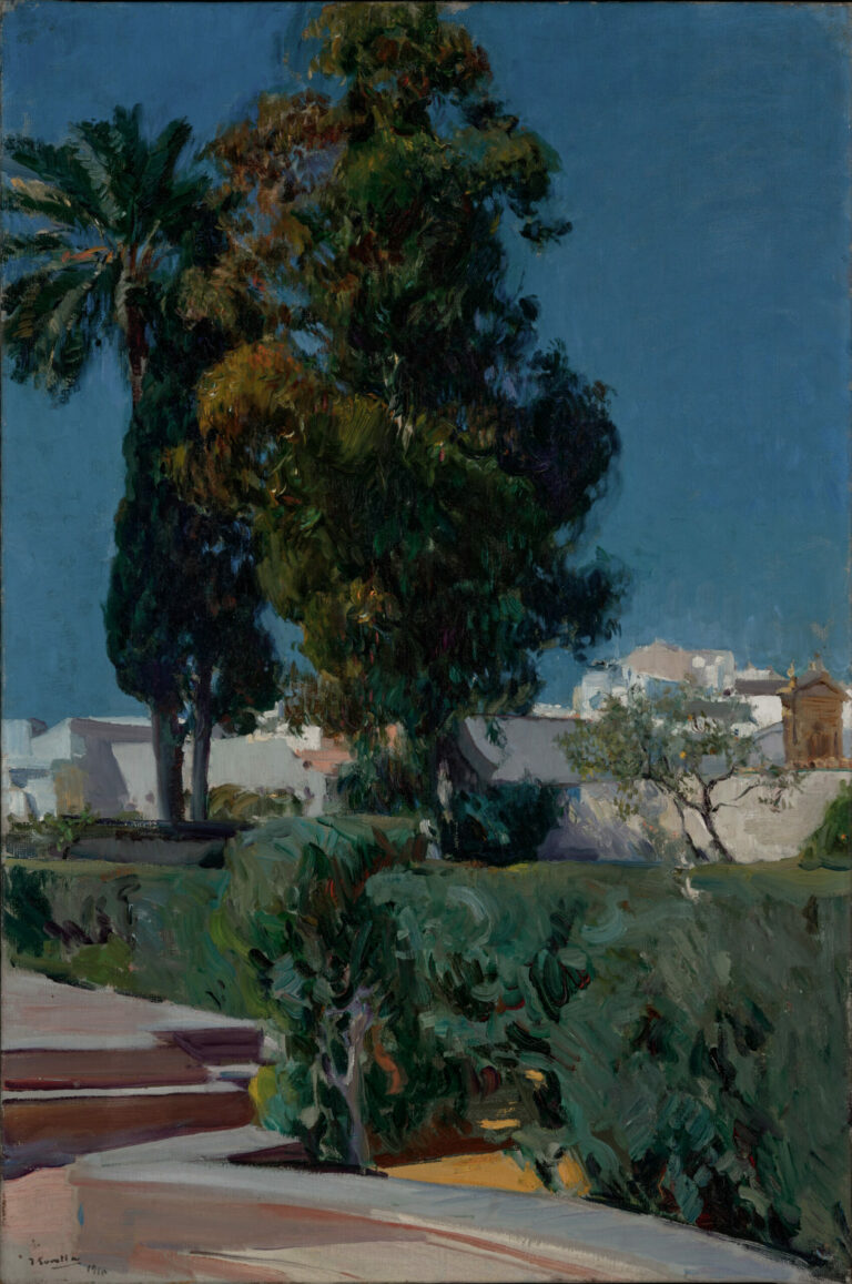 Coin du jardin, Alcazar, Séville, Joaquín Sorolla y Bastida, vers 1910, The J. Paul Getty Museum, Los Angeles