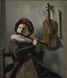 Garçon jouant de la flûte, Judith Leyster, début des années 1630, Nationalmuseum, Stockholm