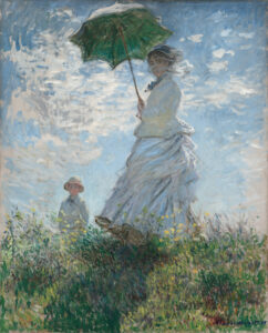 Woman with a Parasol — Madame Monet and Her Son, Claude Monet, 1875, National Gallery of Art, Washington