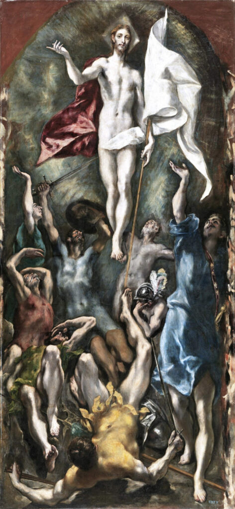 The Resurrection, El Greco (Domenikos Theotokopoulos), 1597–1600, Museo del Prado, Madrid (photo Wikimedia)