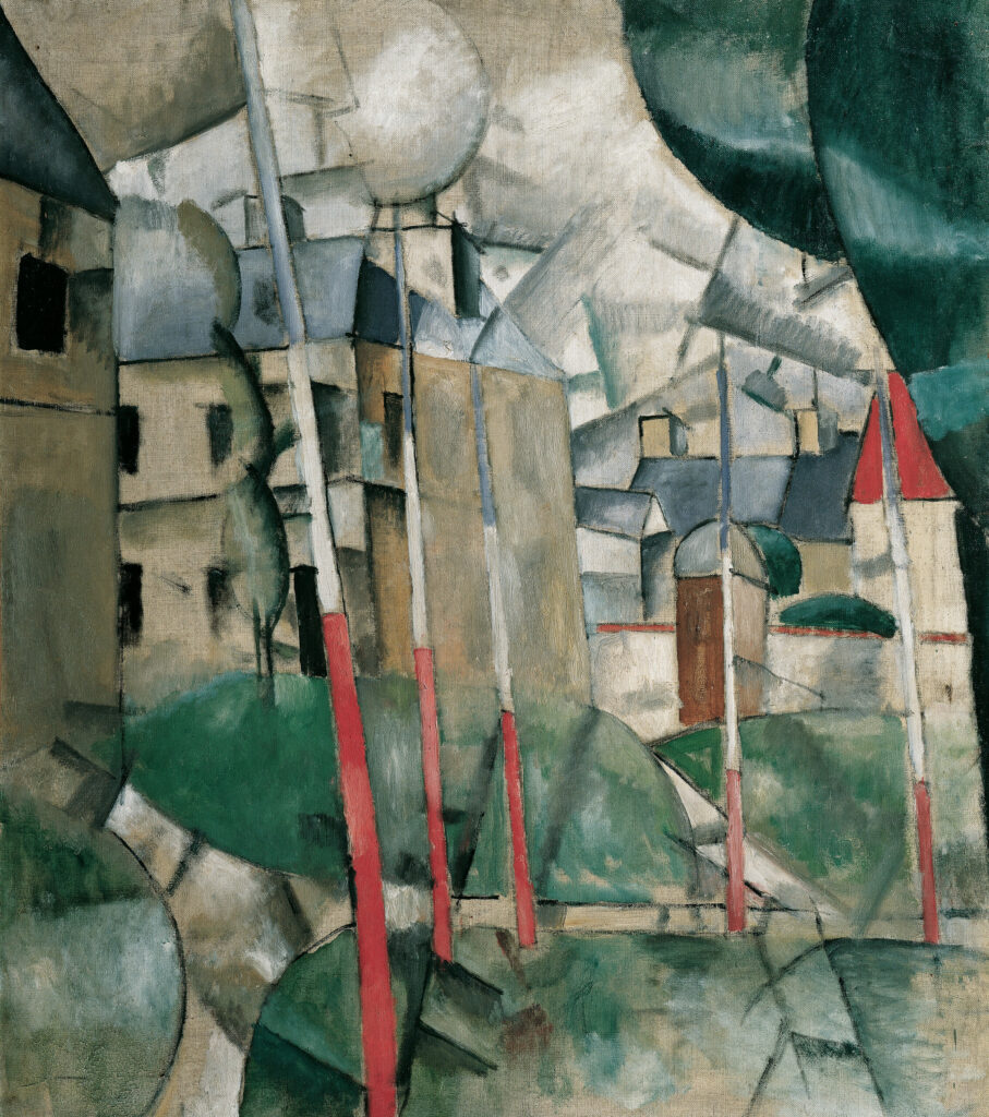 Paysage villageois, Fernand Léger, 1912-1913, Belvedere Museum, Vienne