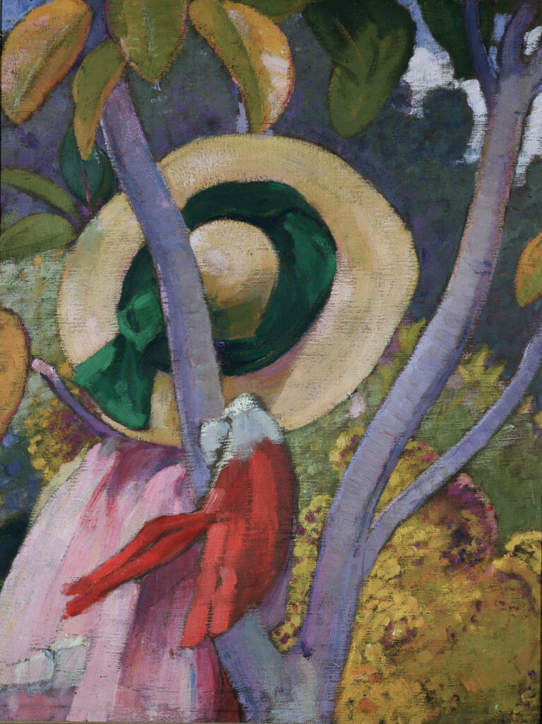Le Chapeau de paille, Jean Van den Eeckhoudt, vers 1914, Musée des Beaux-Arts de Gand (MSK Gent), Inv. 1976-I