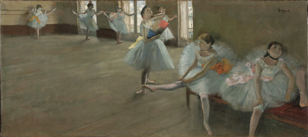 Dancers in the Classroom, Edgar Degas, c. 1880, Clark Art Institute, Williamstown, Massachusetts