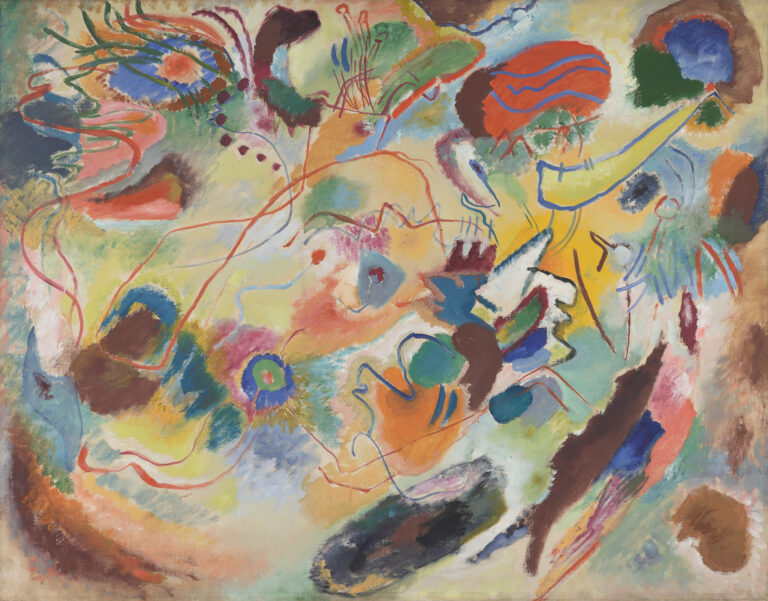 Étude pour la Composition 7, Vassily Kandinsky, 1913, Städtische Galerie im Lenbachhaus und Kunstbau, Munich