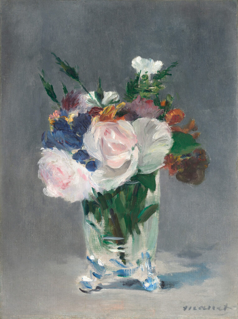 Flowers in a Crystal Vase, Édouard Manet, c. 1882, National Gallery of Art, Washington
