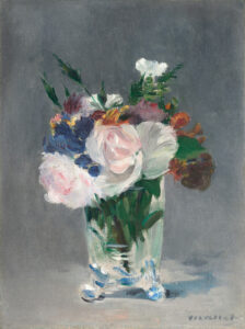Fleurs dans un vase de cristal, Édouard Manet, vers 1882, National Gallery of Art, Washington