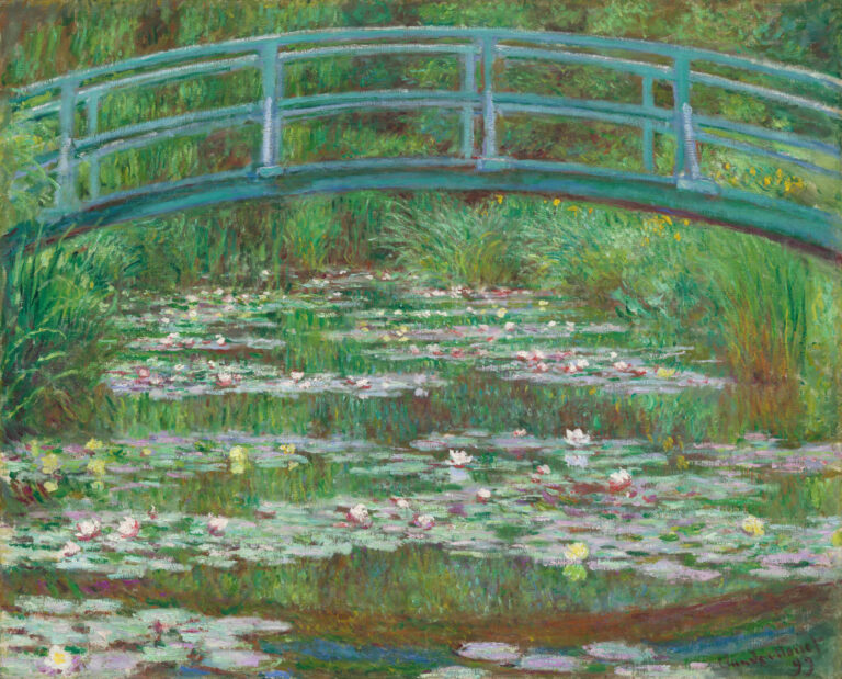 The Japanese Footbridge, Claude Monet, 1899, National Gallery of Art, Washington