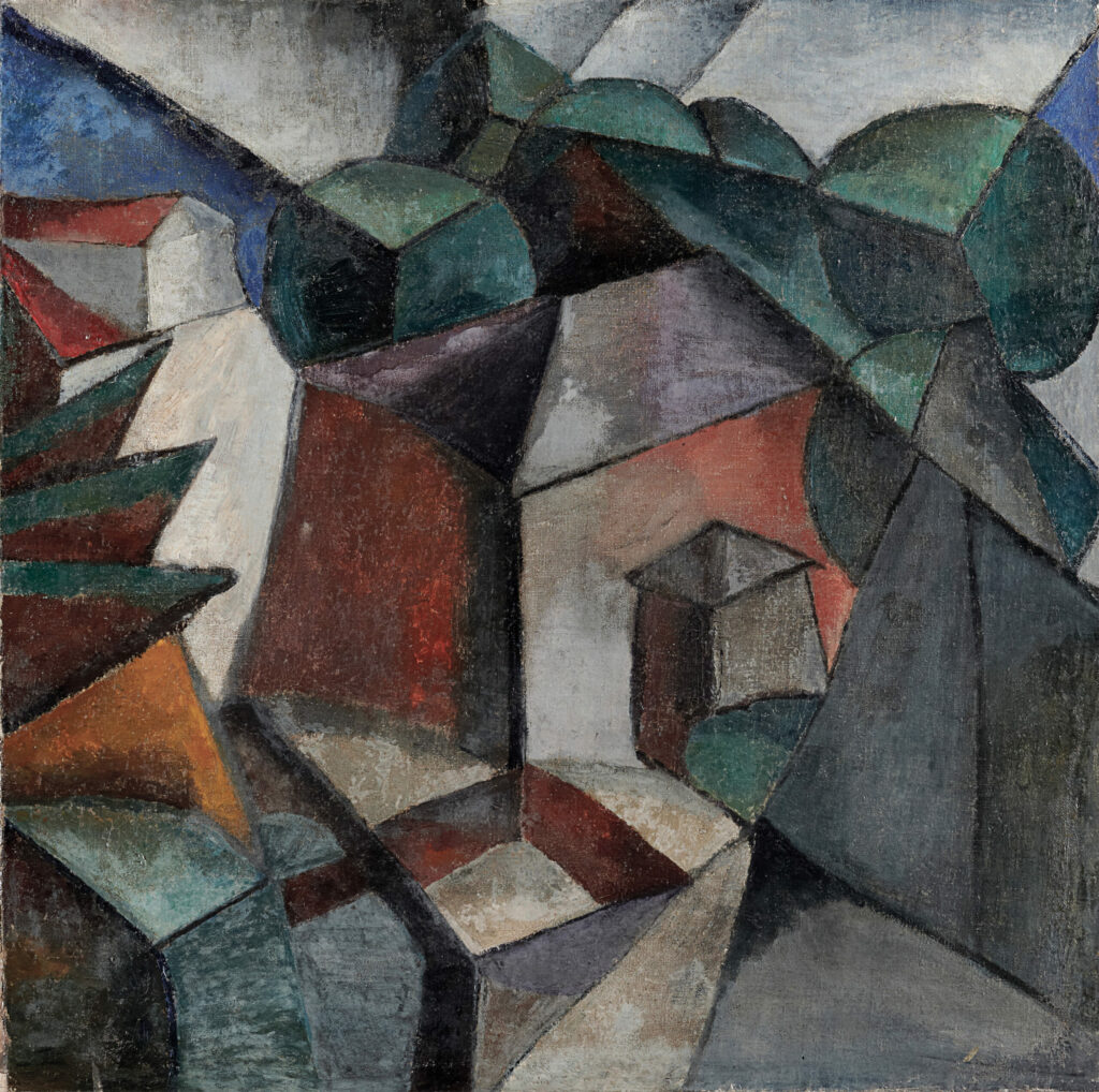 Sans titre, Liubov S. Popova, 1915, Musée Städel, Francfort-sur-le-Main