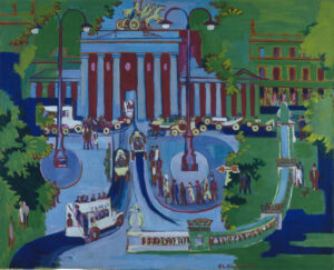 Porte de Brandebourg, Ernst Ludwig Kirchner, 1929, Städel Museum, Francfort-sur-le-Main