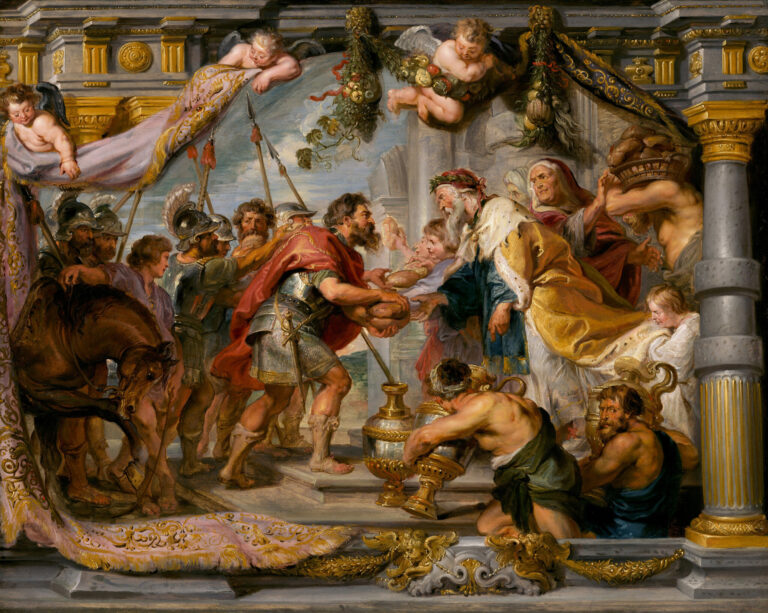 La Rencontre d'Abraham et de Melchisédek, Pierre Paul Rubens, vers 1626, National Gallery of Art, Washington