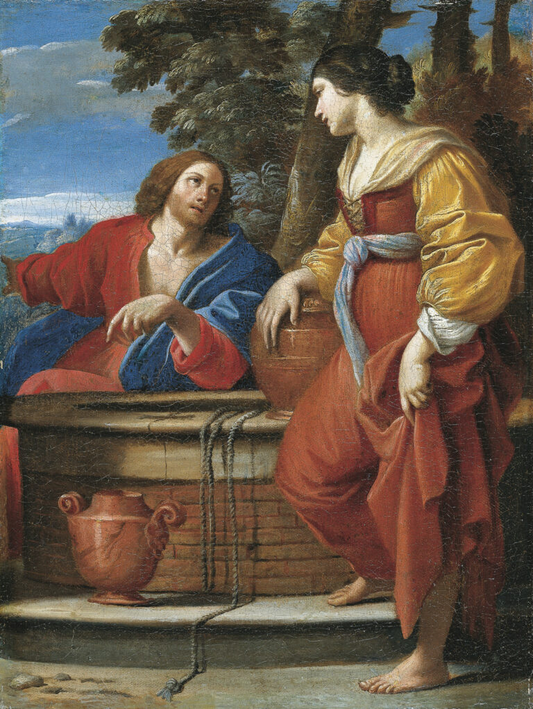Le Christ avec la Samaritaine au puits, Sisto Badalocchio, vers 1609-1610, Städel Museum, Francfort-sur-le-Main