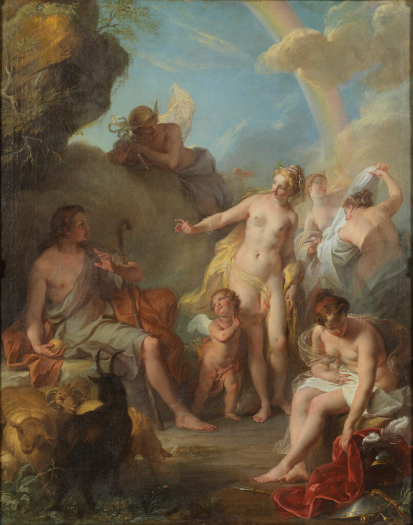 The Judgement of Paris, Noël-Nicolas Coypel, 1728, Nationalmuseum, Stockholm