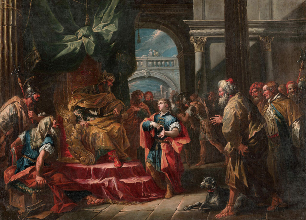 Joseph interprétant les songes du pharaon, Gaspare Diziani, vers 1755, Collection nationale de peintures de Bavière, Galerie d'État du château de Johannisburg, Aschaffenburg