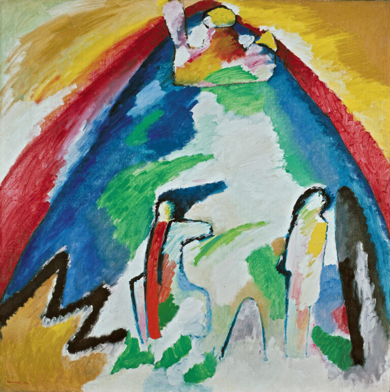 Montagne, Vassily Kandinsky, 1909, Städtische Galerie im Lenbachhaus und Kunstbau, Munich