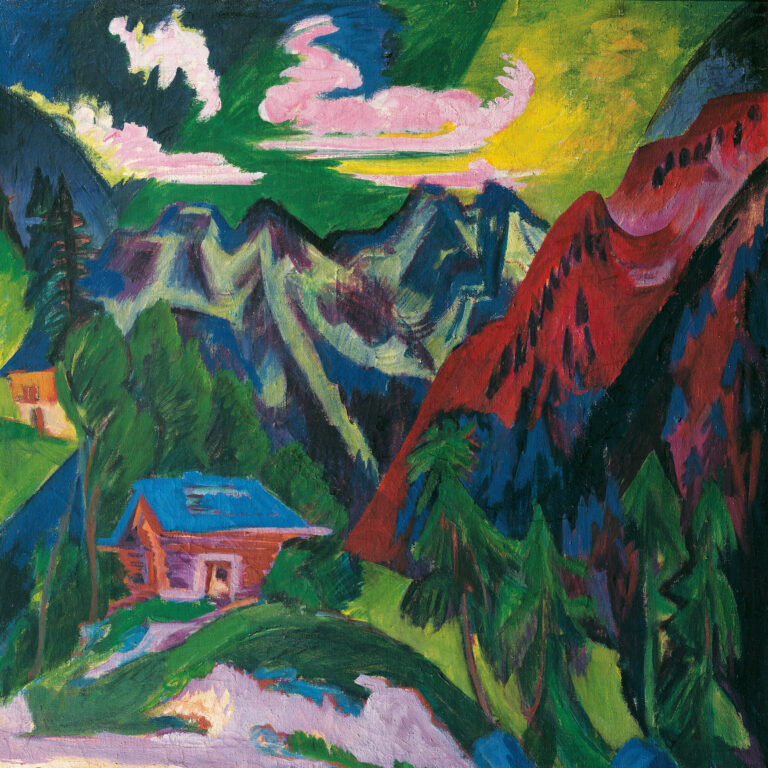 The Klosters Mountains, Ernst Ludwig Kirchner, c. 1923, Belvedere Museum, Vienna