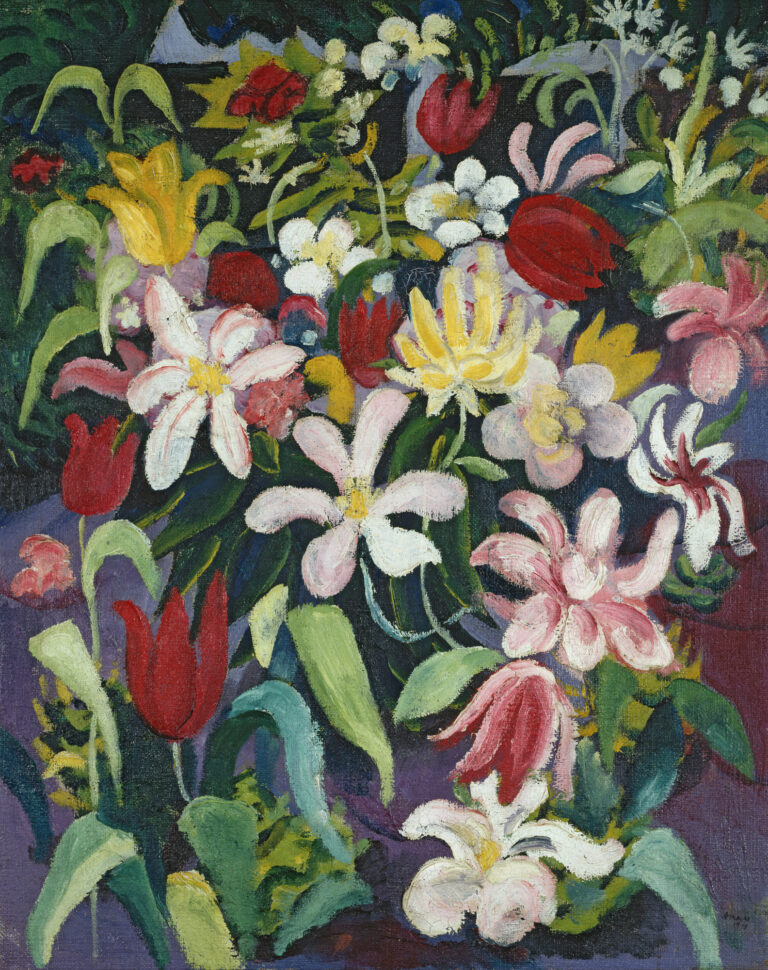 Flower Carpet, August Macke, 1913, Städtische Galerie im Lenbachhaus und Kunstbau Munich