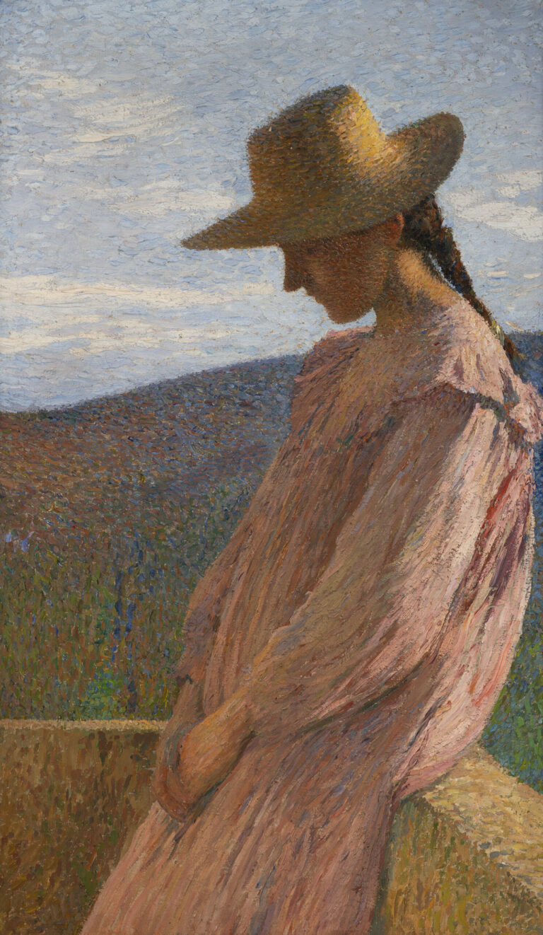 Young Girl Seated, Henri Martin, before 1904, Musée des Beaux-Arts, Reims (inv. 907.19.165), Photo: Corentin Le Goff