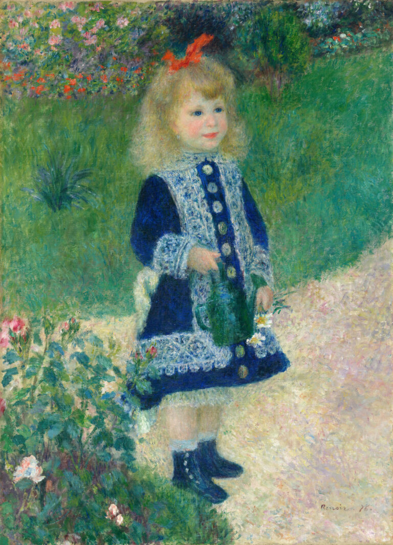 A Girl with a Watering Can, Auguste Renoir, 1876, National Gallery of Art, Washington