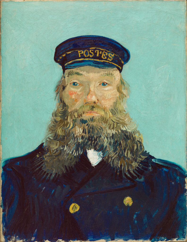 Portrait of Postman Roulin, Vincent van Gogh, 1888, Detroit Institute of Arts, Detroit (United States)