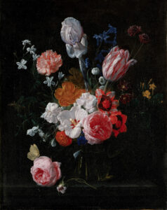 Bouquet de fleurs dans un vase de cristal, Nicolaes van Veerendael, 1662, The Metropolitan Museum of Art (MET), New York