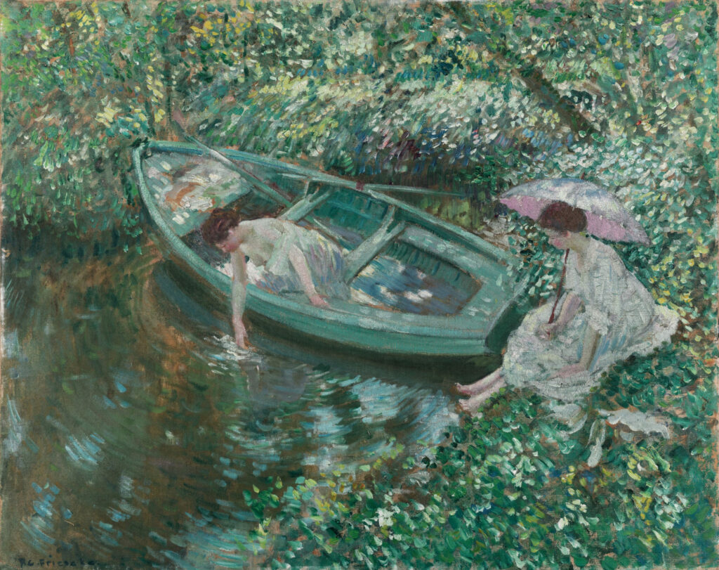 Repose at Noonday, Frederick Carl Frieseke, c. 1911, Los Angeles County Museum of Art (LACMA)