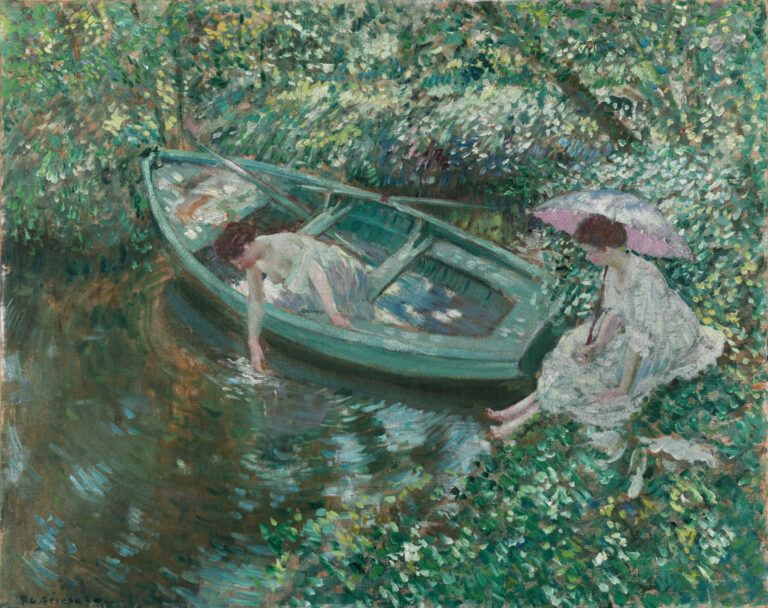 Repose at Noonday, Frederick Carl Frieseke, c. 1911, Los Angeles County Museum of Art (LACMA)