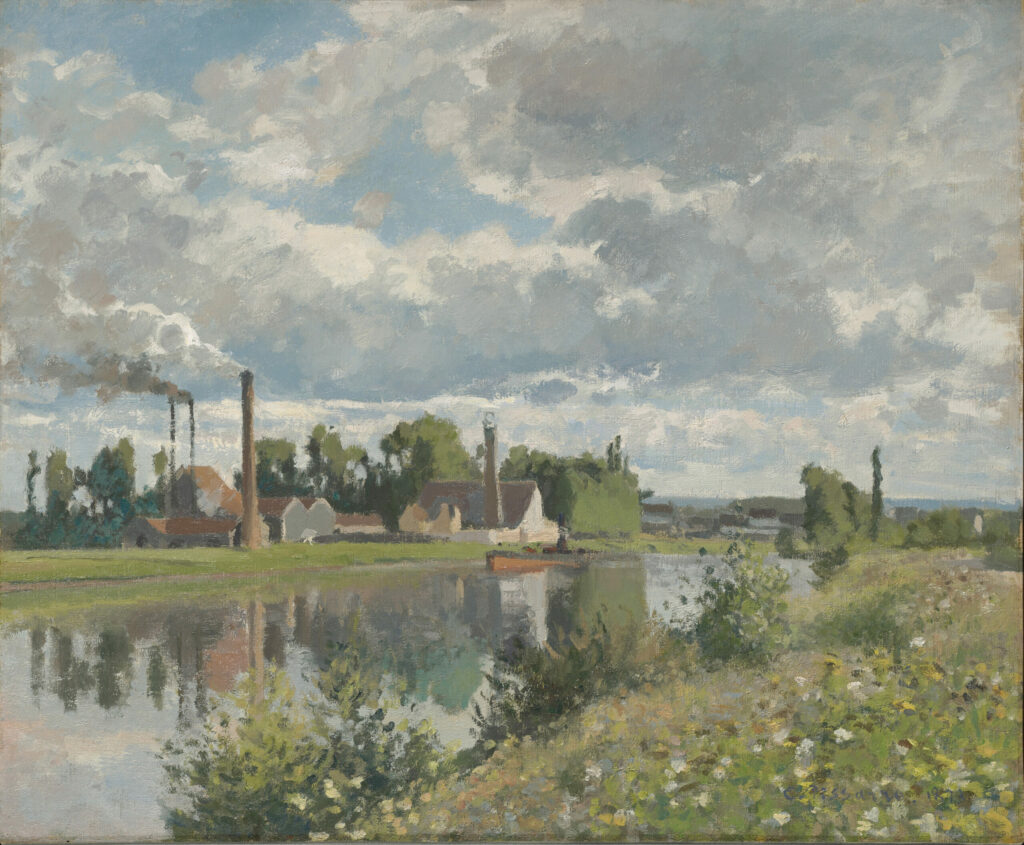 L'Oise près de Pontoise, Camille Pissarro, 1873, Clark Art Institute (Williamstown, Massachusetts), 1955.554