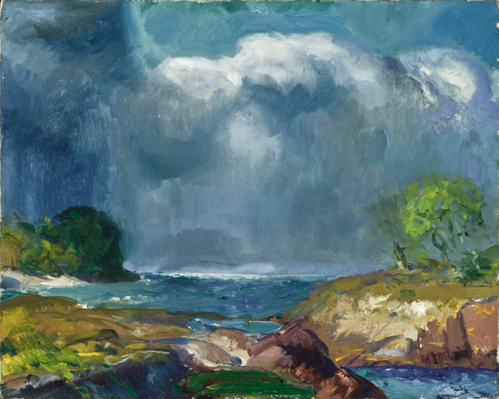 L'orage approche, George Bellows, 1916, Los Angeles County Museum of Art (LACMA)