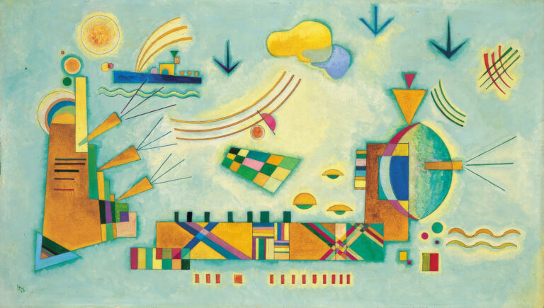 Milder Vorgang (Événement doux), Vassily Kandinsky, 1928, Musée d'arts de Nantes