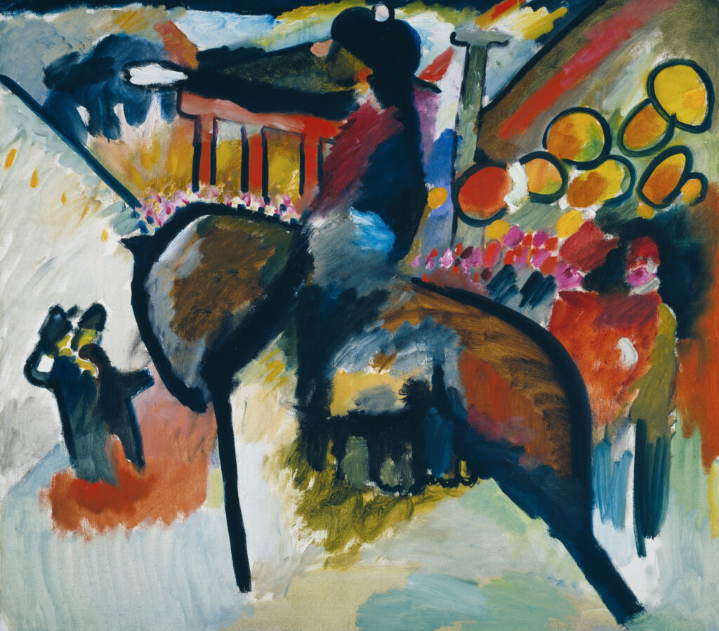 Impression IV (Gendarme), Vassily Kandinsky, 1911, Städtische Galerie im Lenbachhaus und Kunstbau München