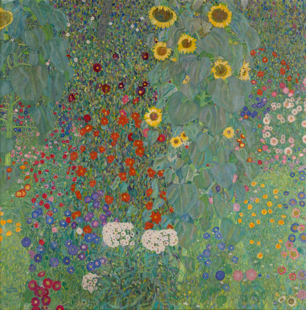 Jardin de campagne aux tournesols, Gustav Klimt, 1906, Belvedere Museum, Vienne