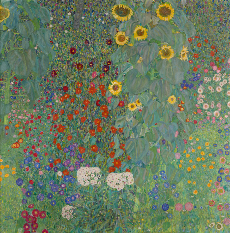 Jardin de campagne aux tournesols, Gustav Klimt, 1906, Belvedere Museum, Vienne