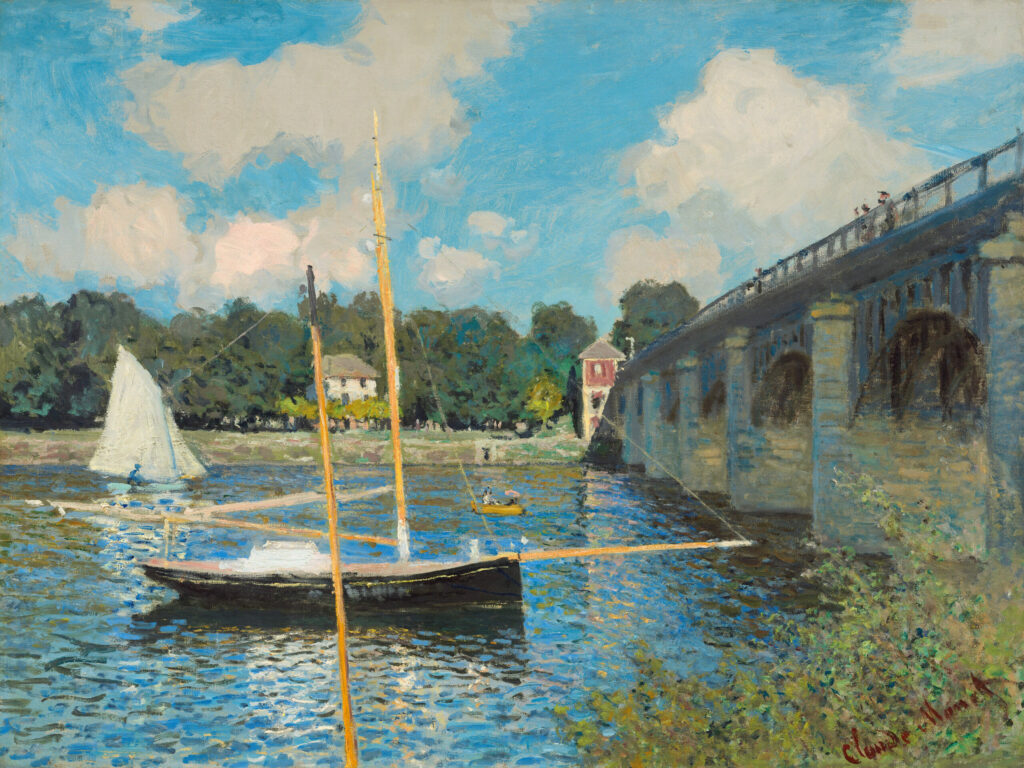 Le Pont d'Argenteuil, Claude Monet, 1874, National Gallery of Art, Washington D.C.