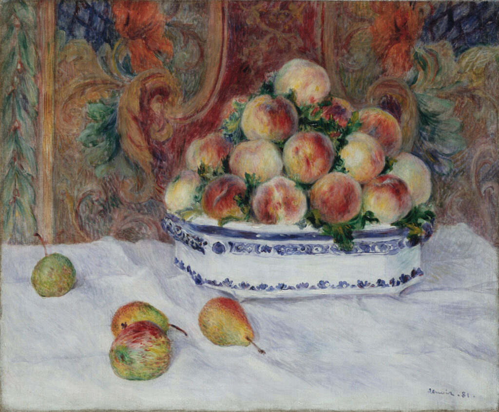 Still Life with Peaches, Auguste Renoir, 1881, The Metropolitan Museum of Art, New York
