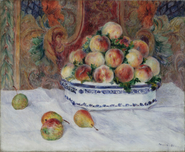 Still Life with Peaches, Auguste Renoir, 1881, The Metropolitan Museum of Art, New York