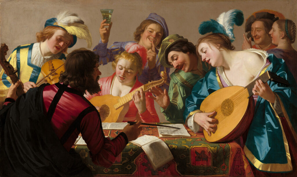 Le Concert, Gerrit van Honthorst, 1623, National Gallery of Art, Washington D.C.
