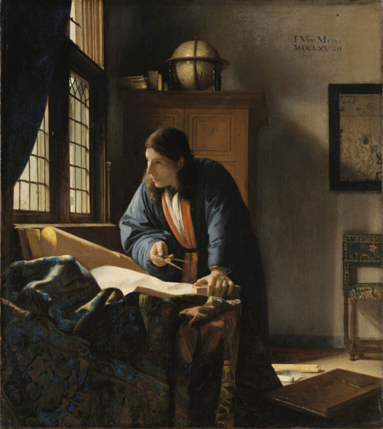 The Geographer, Johannes Vermeer, 1669, Städel Museum, Frankfurt am Main