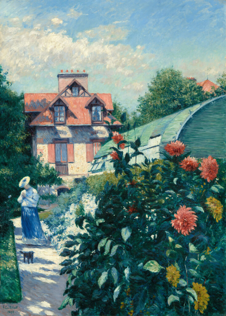 Dahlias, jardin au Petit-Gennevilliers, Gustave Caillebotte, 1893, National Gallery of Art, Washington D.C.