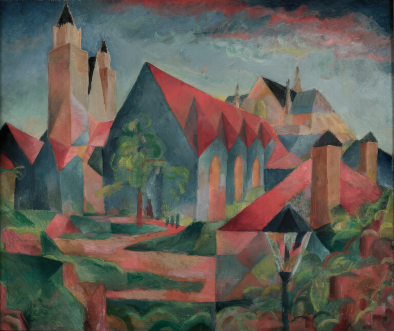Magdeburg Cathedral, Paul Adolf Seehaus, 1918, Neue Nationalgalerie, Berlin
